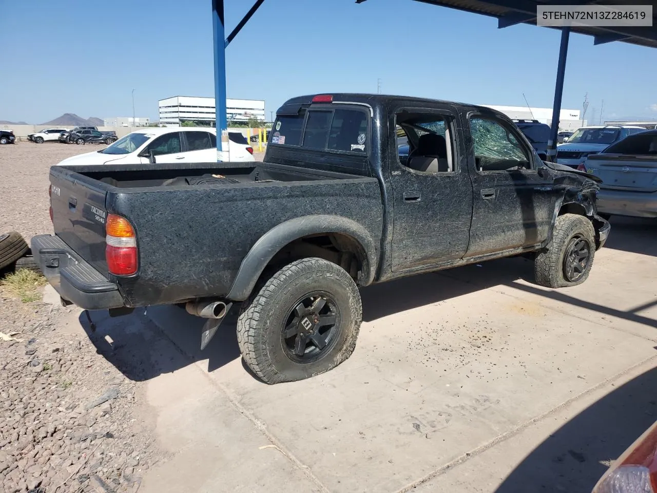 2003 Toyota Tacoma Double Cab VIN: 5TEHN72N13Z284619 Lot: 69452194