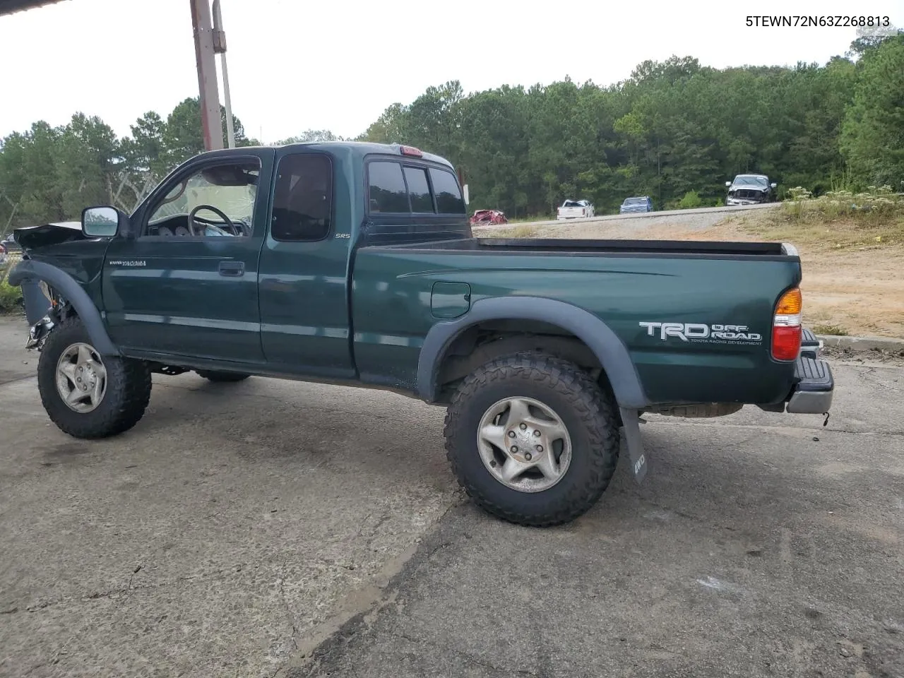 2003 Toyota Tacoma Xtracab VIN: 5TEWN72N63Z268813 Lot: 69492634