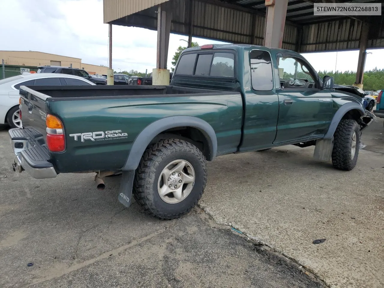 2003 Toyota Tacoma Xtracab VIN: 5TEWN72N63Z268813 Lot: 69492634