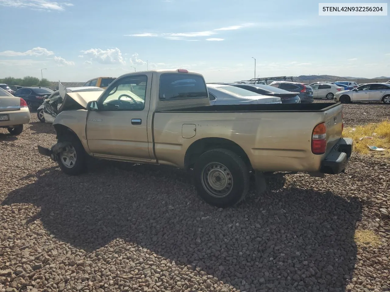 2003 Toyota Tacoma VIN: 5TENL42N93Z256204 Lot: 69526974