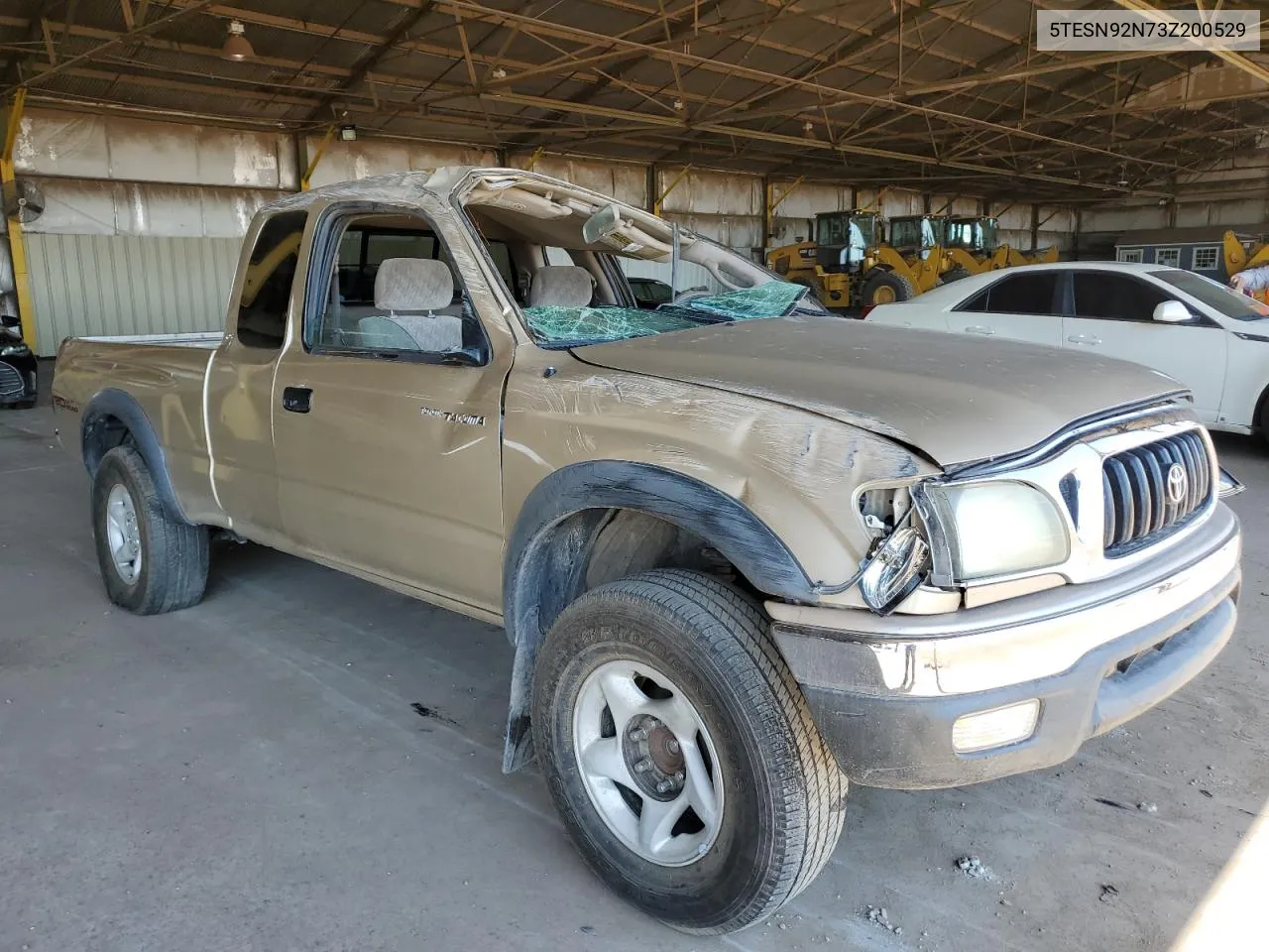 2003 Toyota Tacoma Xtracab Prerunner VIN: 5TESN92N73Z200529 Lot: 69532184