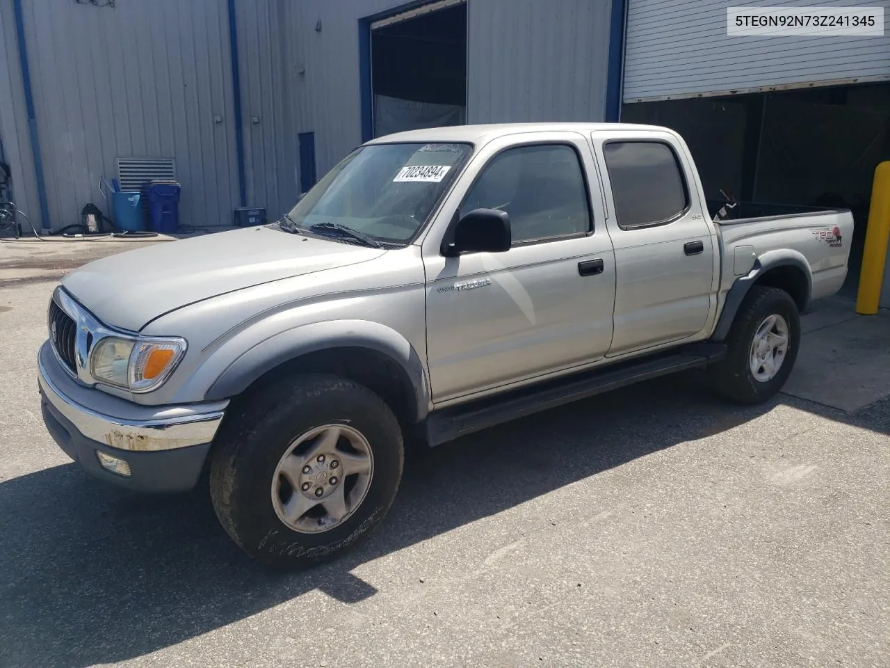 2003 Toyota Tacoma Double Cab Prerunner VIN: 5TEGN92N73Z241345 Lot: 70234894