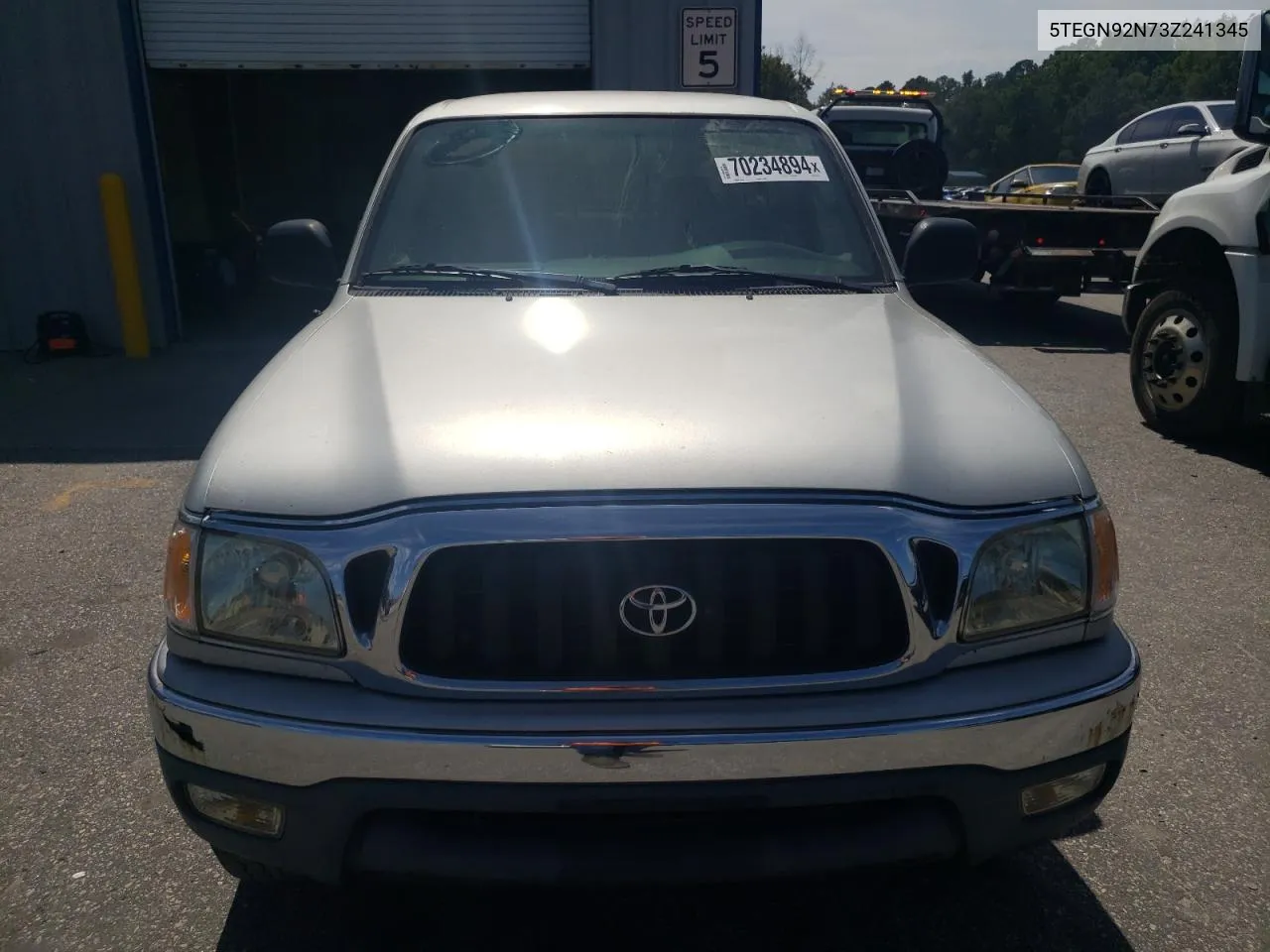 2003 Toyota Tacoma Double Cab Prerunner VIN: 5TEGN92N73Z241345 Lot: 70234894