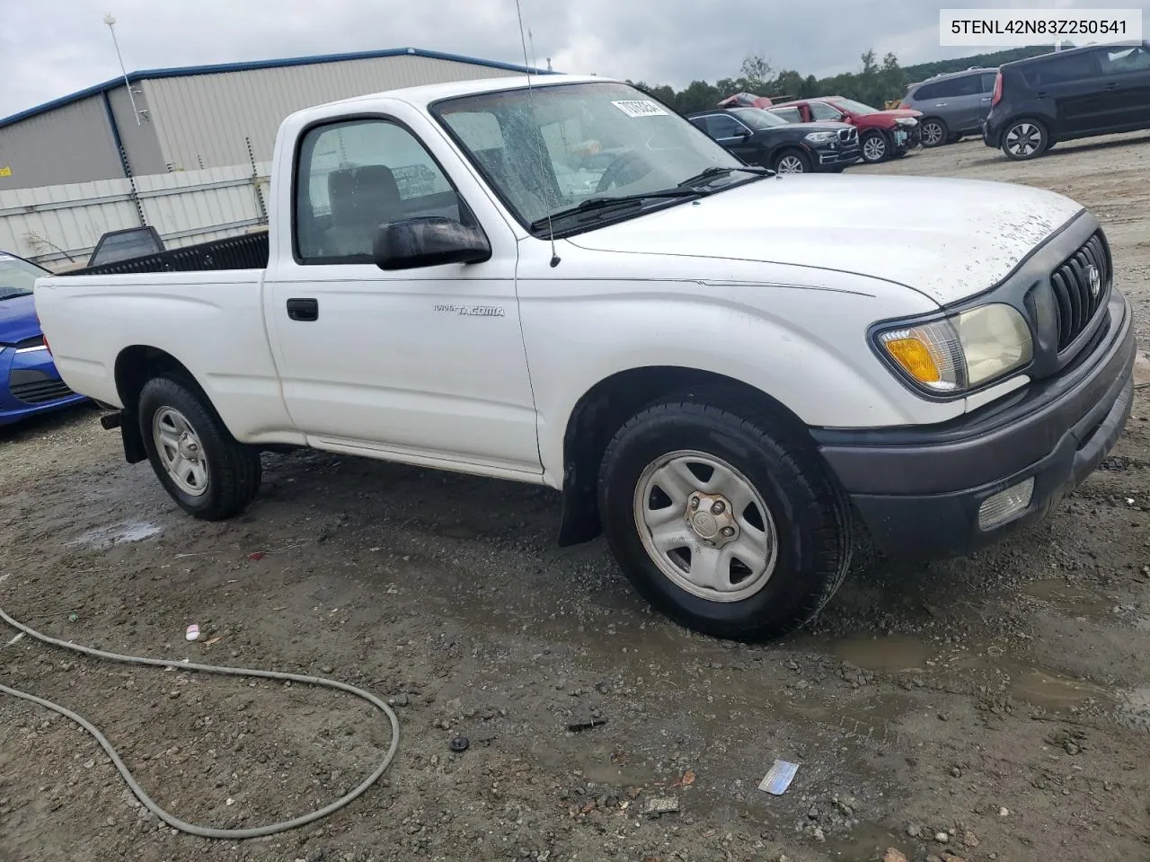 2003 Toyota Tacoma VIN: 5TENL42N83Z250541 Lot: 70763254