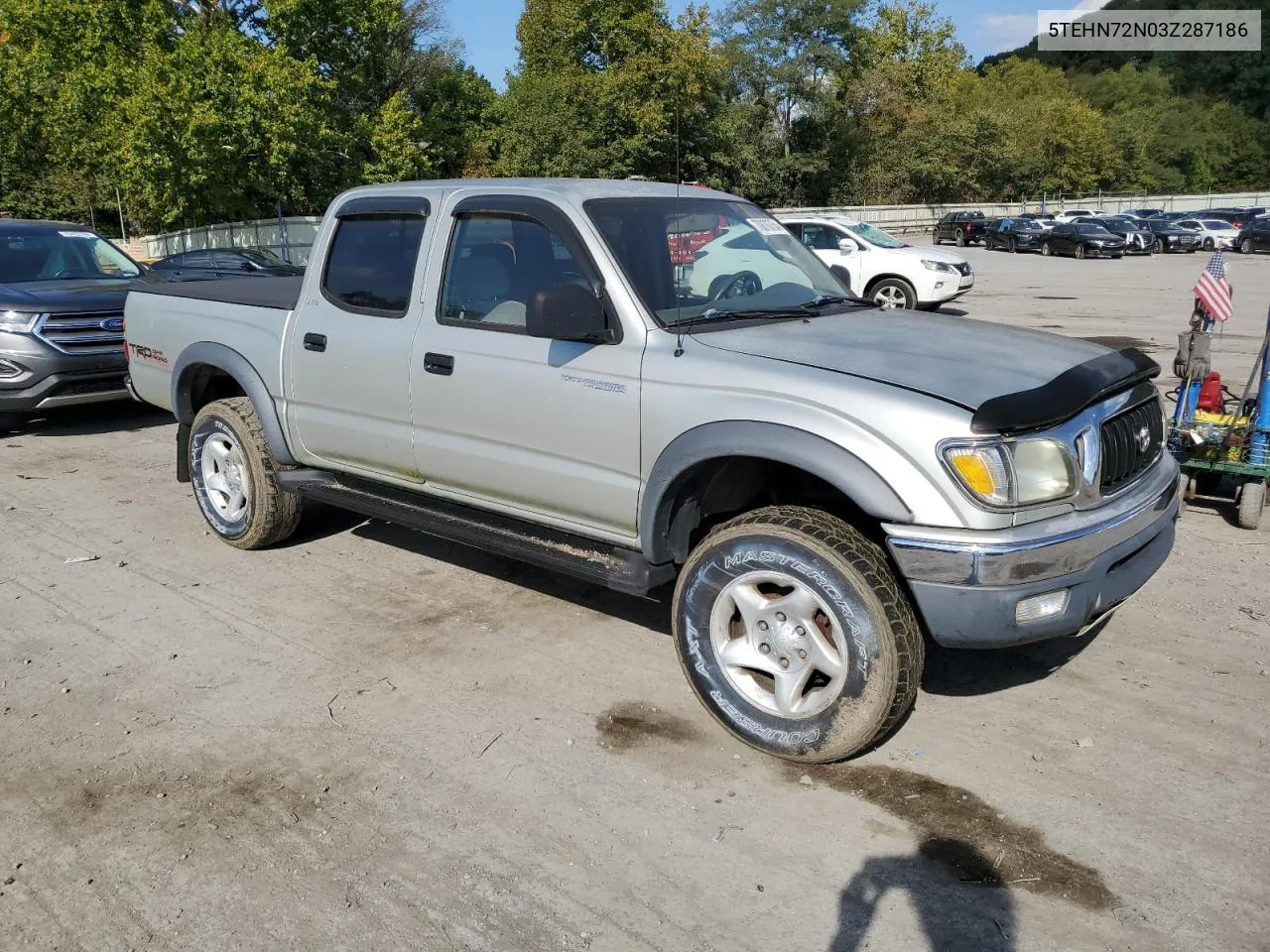 2003 Toyota Tacoma Double Cab VIN: 5TEHN72N03Z287186 Lot: 70876754