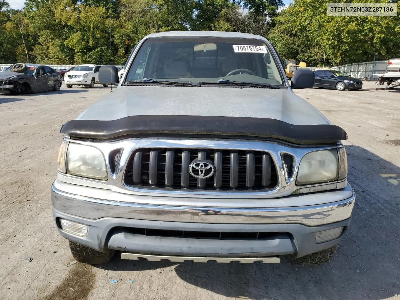 2003 Toyota Tacoma Double Cab VIN: 5TEHN72N03Z287186 Lot: 70876754