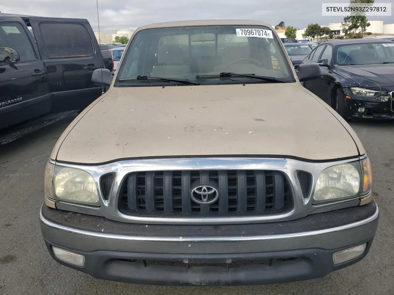 2003 Toyota Tacoma Xtracab VIN: 5TEVL52N93Z297812 Lot: 70967074