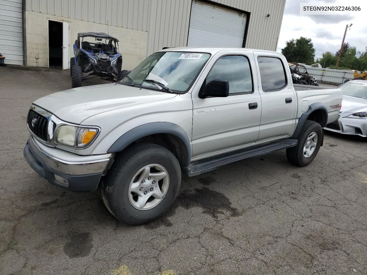 2003 Toyota Tacoma Double Cab Prerunner VIN: 5TEGN92N03Z246306 Lot: 71057444