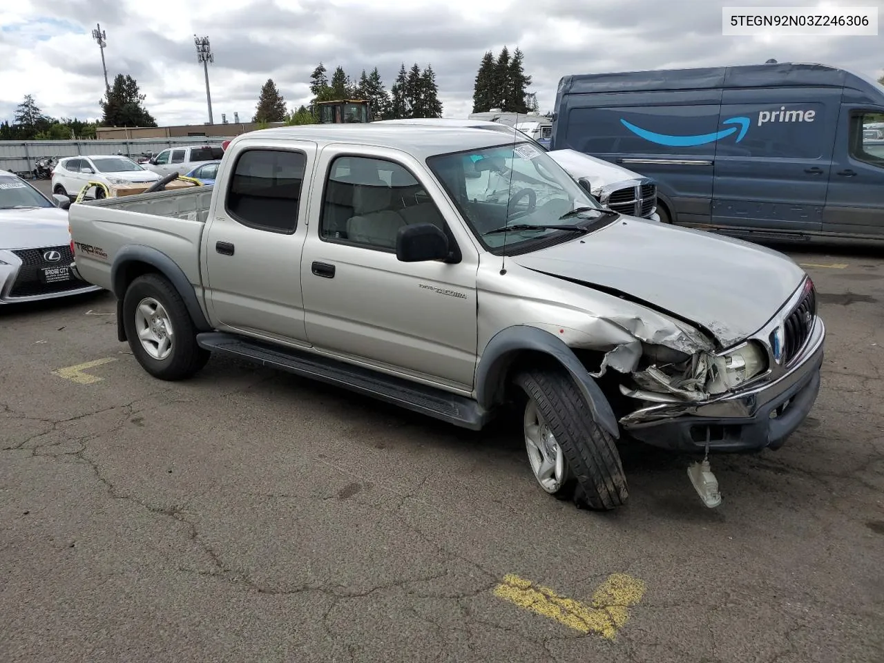 5TEGN92N03Z246306 2003 Toyota Tacoma Double Cab Prerunner