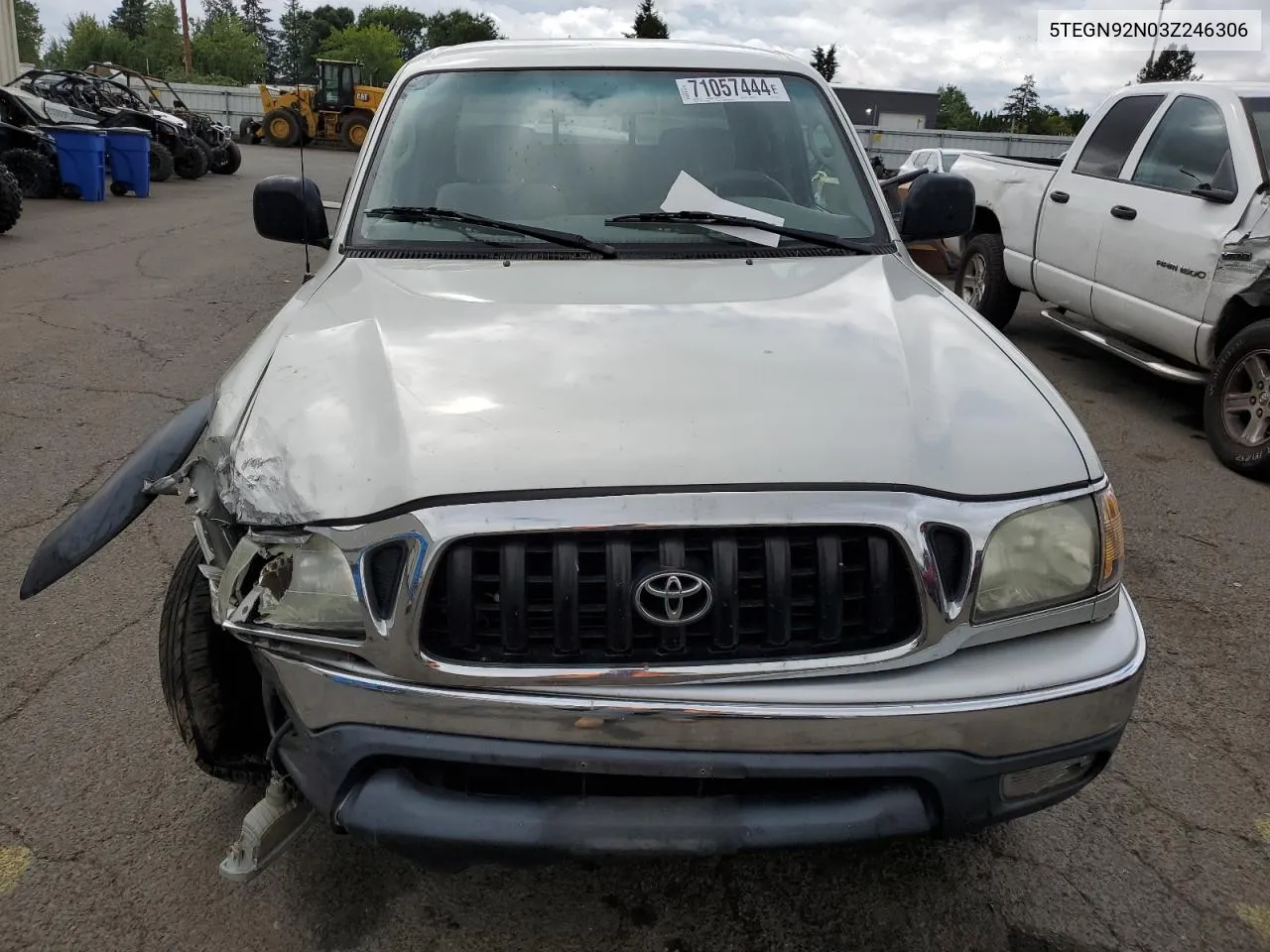 2003 Toyota Tacoma Double Cab Prerunner VIN: 5TEGN92N03Z246306 Lot: 71057444