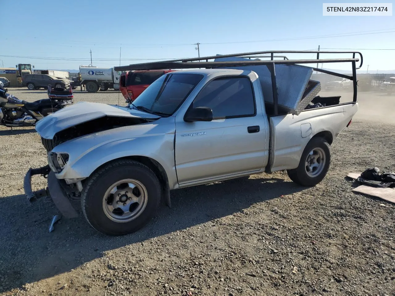 2003 Toyota Tacoma VIN: 5TENL42N83Z217474 Lot: 71500474