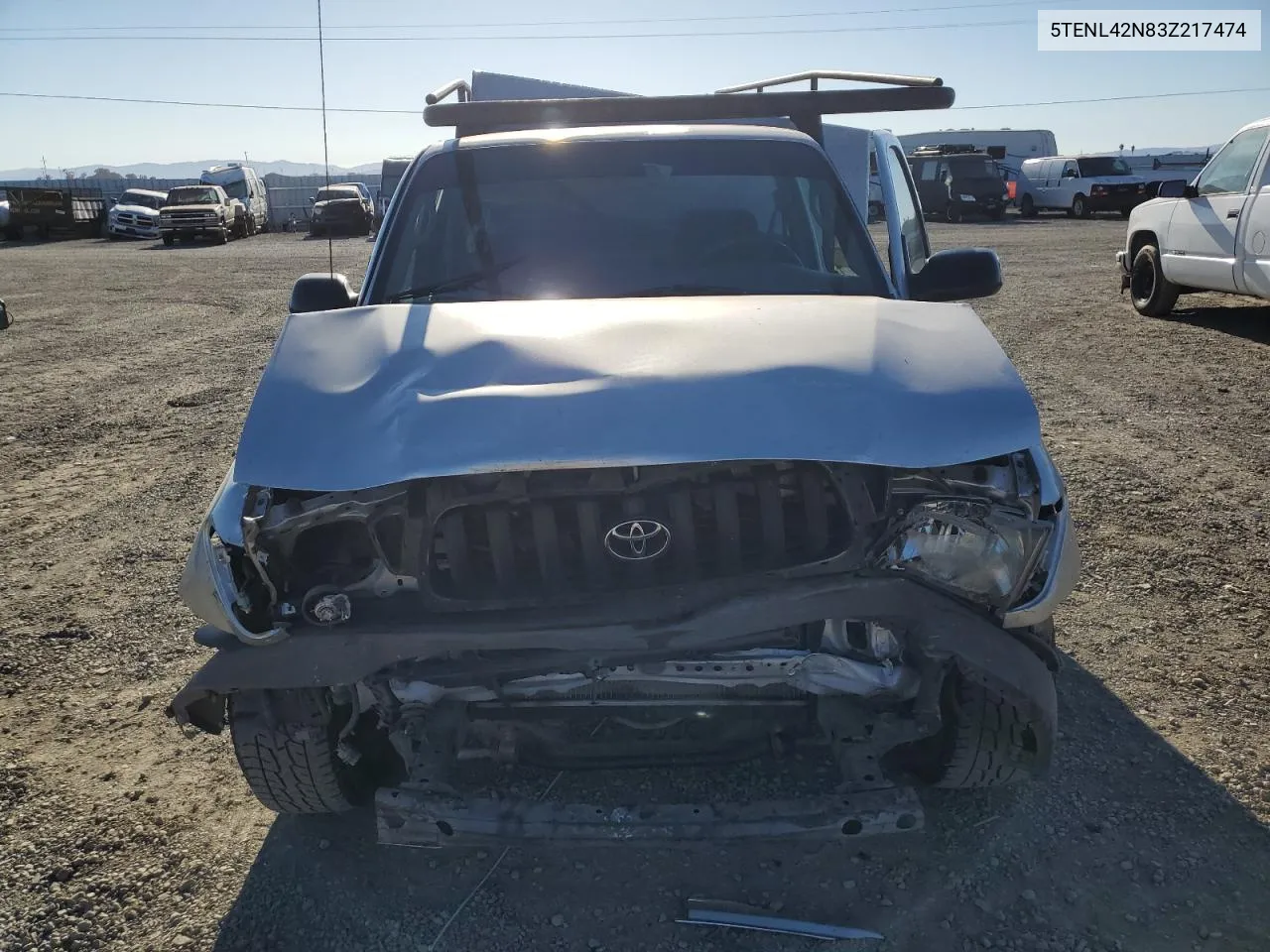 2003 Toyota Tacoma VIN: 5TENL42N83Z217474 Lot: 71500474