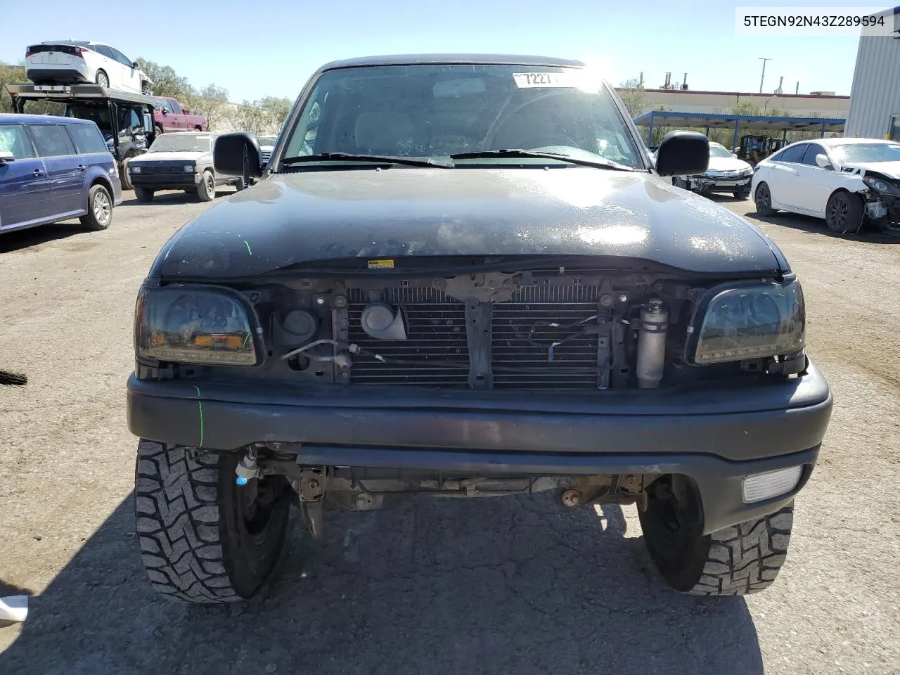 2003 Toyota Tacoma Double Cab Prerunner VIN: 5TEGN92N43Z289594 Lot: 72271764