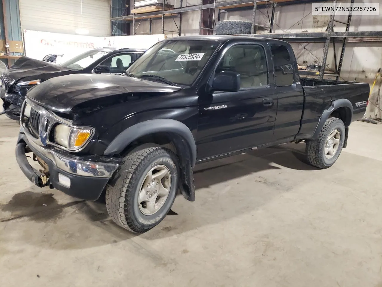 2003 Toyota Tacoma Xtracab VIN: 5TEWN72N53Z257706 Lot: 72329834