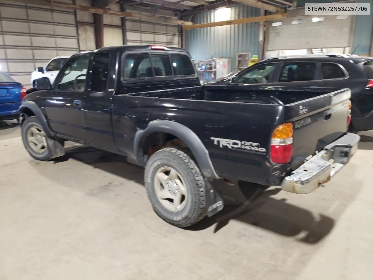 2003 Toyota Tacoma Xtracab VIN: 5TEWN72N53Z257706 Lot: 72329834