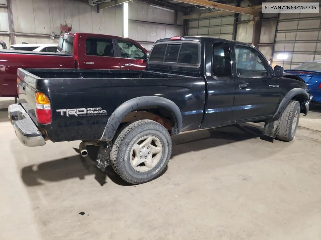 2003 Toyota Tacoma Xtracab VIN: 5TEWN72N53Z257706 Lot: 72329834