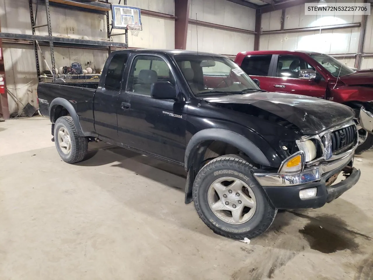 2003 Toyota Tacoma Xtracab VIN: 5TEWN72N53Z257706 Lot: 72329834