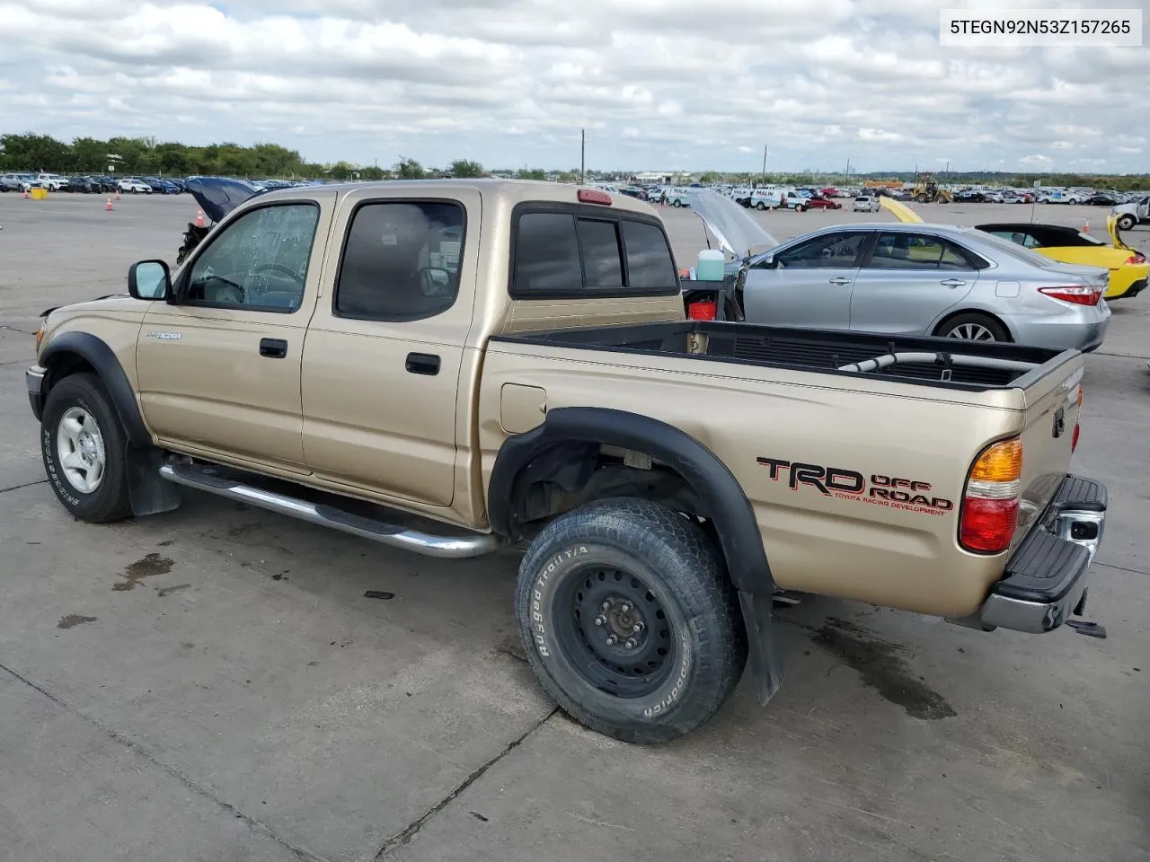 2003 Toyota Tacoma Double Cab Prerunner VIN: 5TEGN92N53Z157265 Lot: 72711144