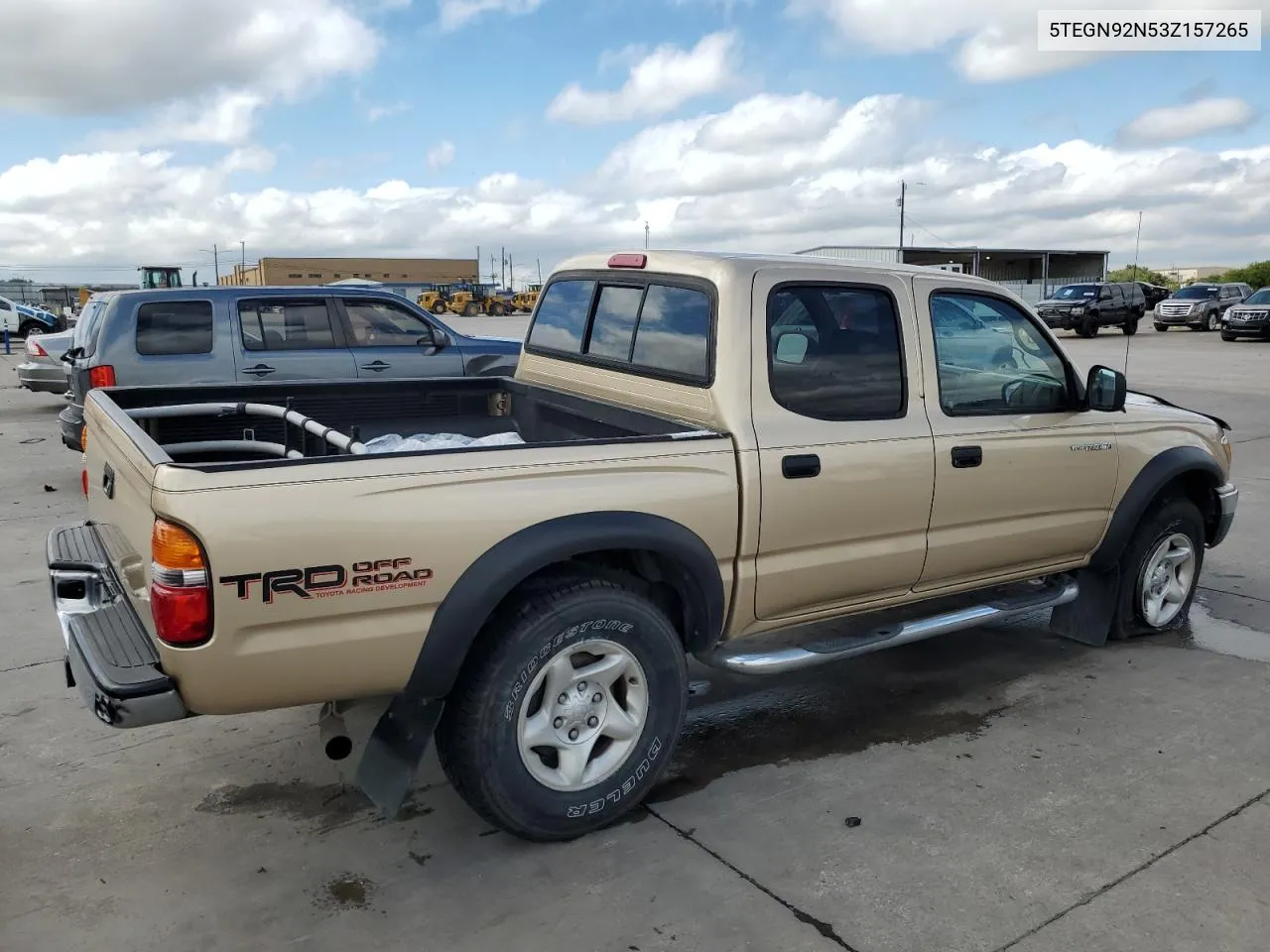 2003 Toyota Tacoma Double Cab Prerunner VIN: 5TEGN92N53Z157265 Lot: 72711144