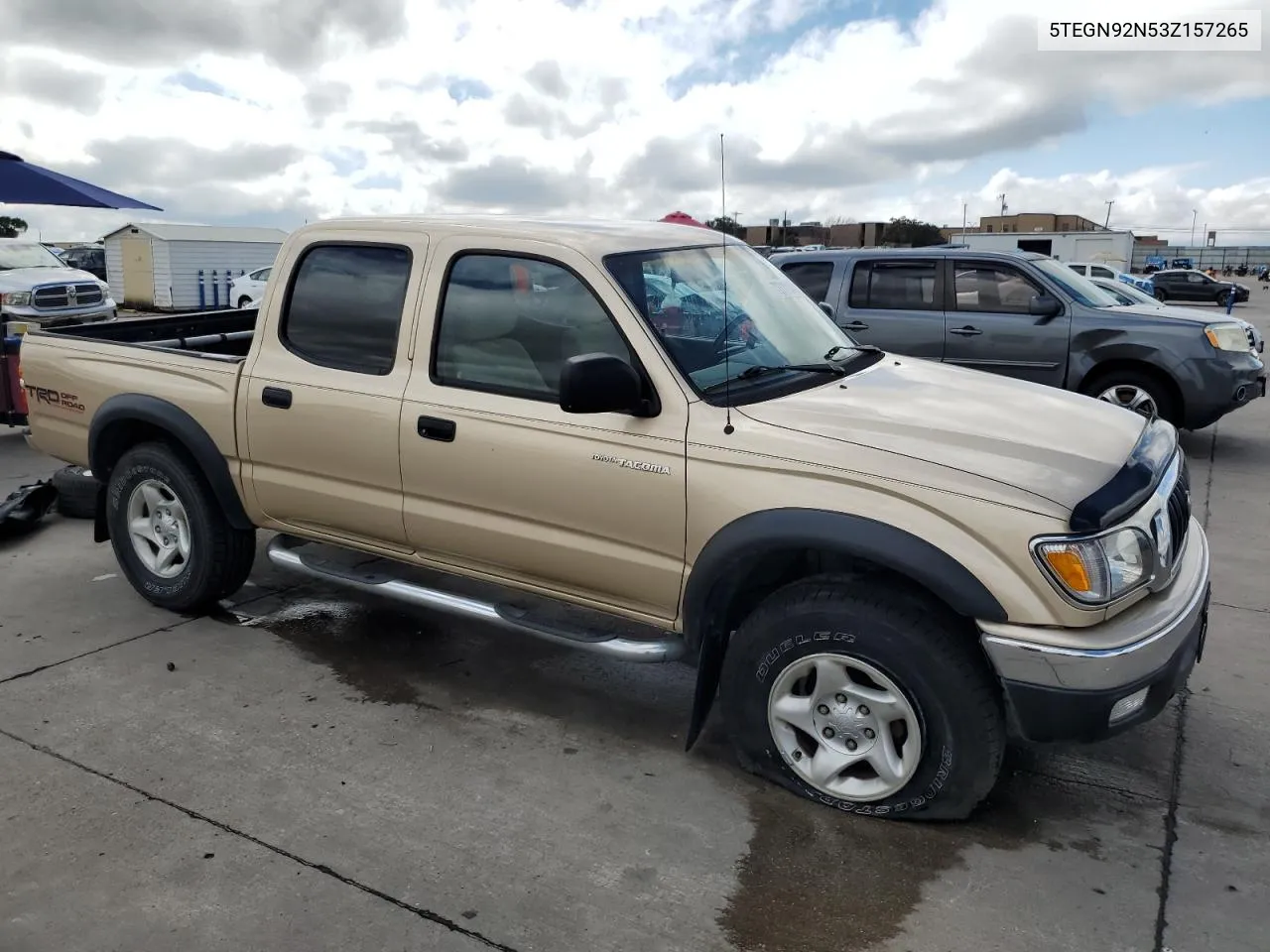 2003 Toyota Tacoma Double Cab Prerunner VIN: 5TEGN92N53Z157265 Lot: 72711144