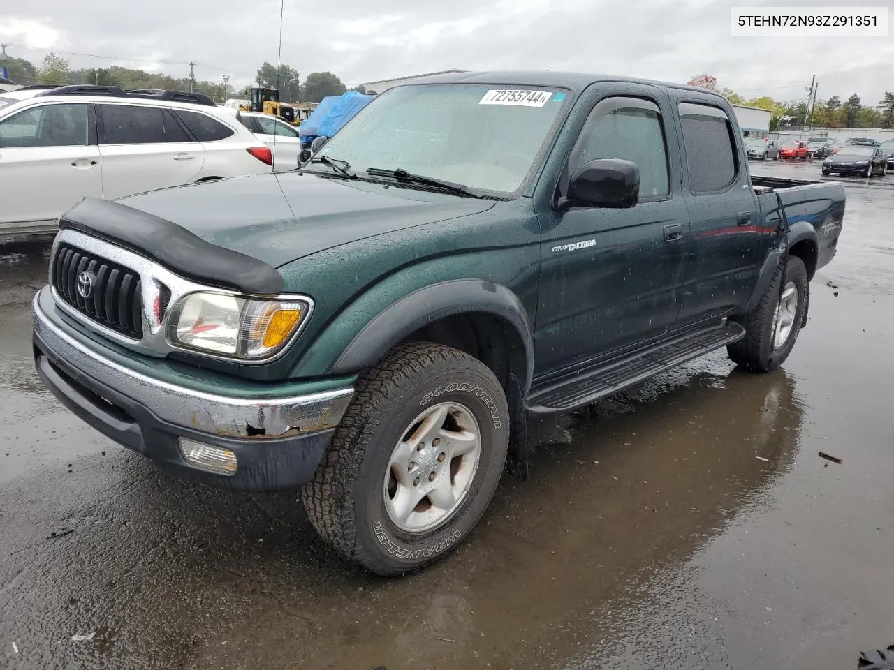 2003 Toyota Tacoma Double Cab VIN: 5TEHN72N93Z291351 Lot: 72755744