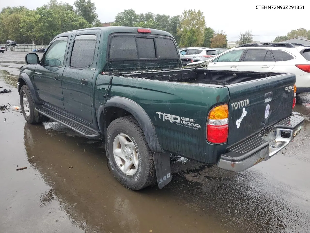 2003 Toyota Tacoma Double Cab VIN: 5TEHN72N93Z291351 Lot: 72755744