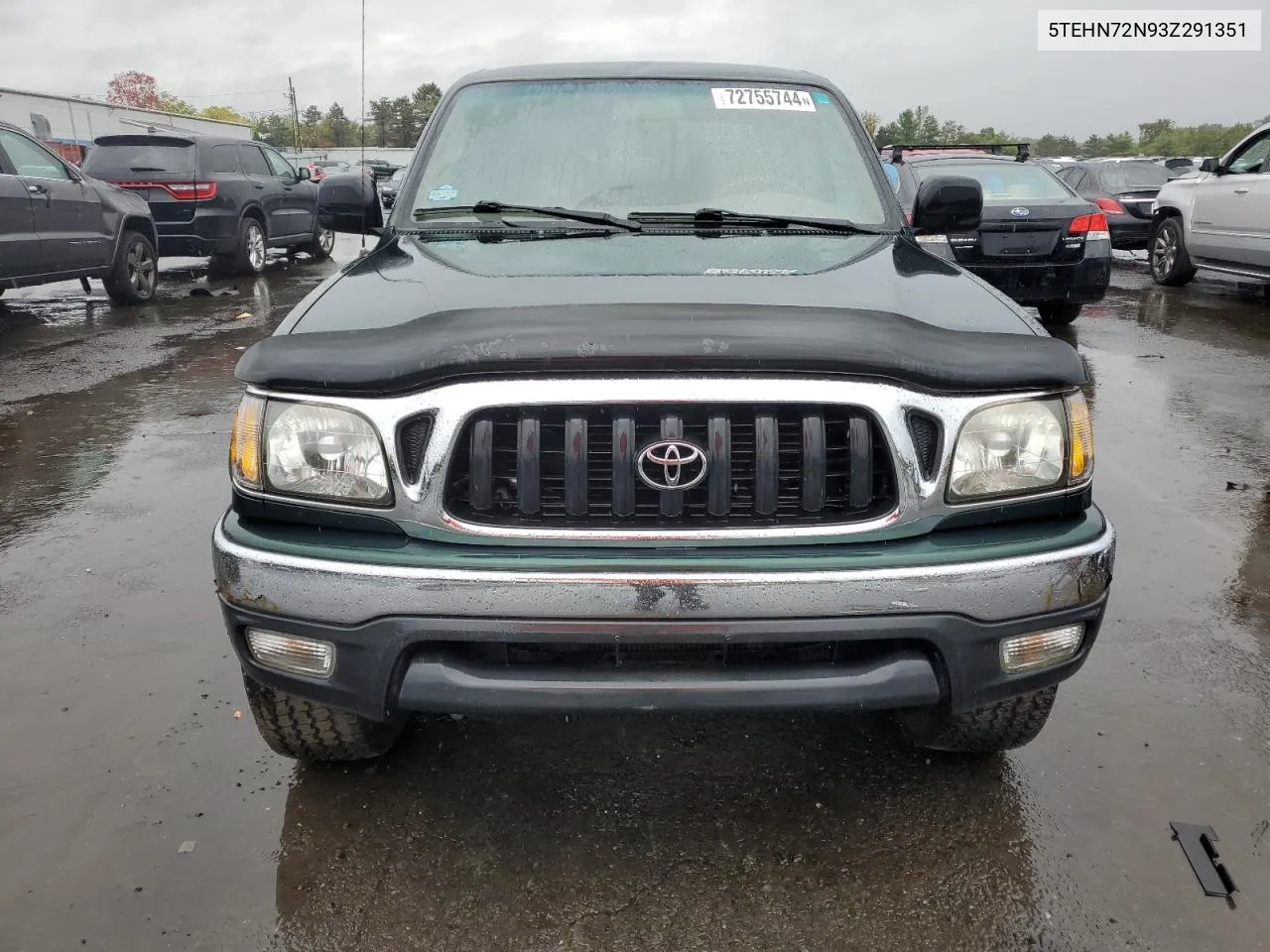 2003 Toyota Tacoma Double Cab VIN: 5TEHN72N93Z291351 Lot: 72755744