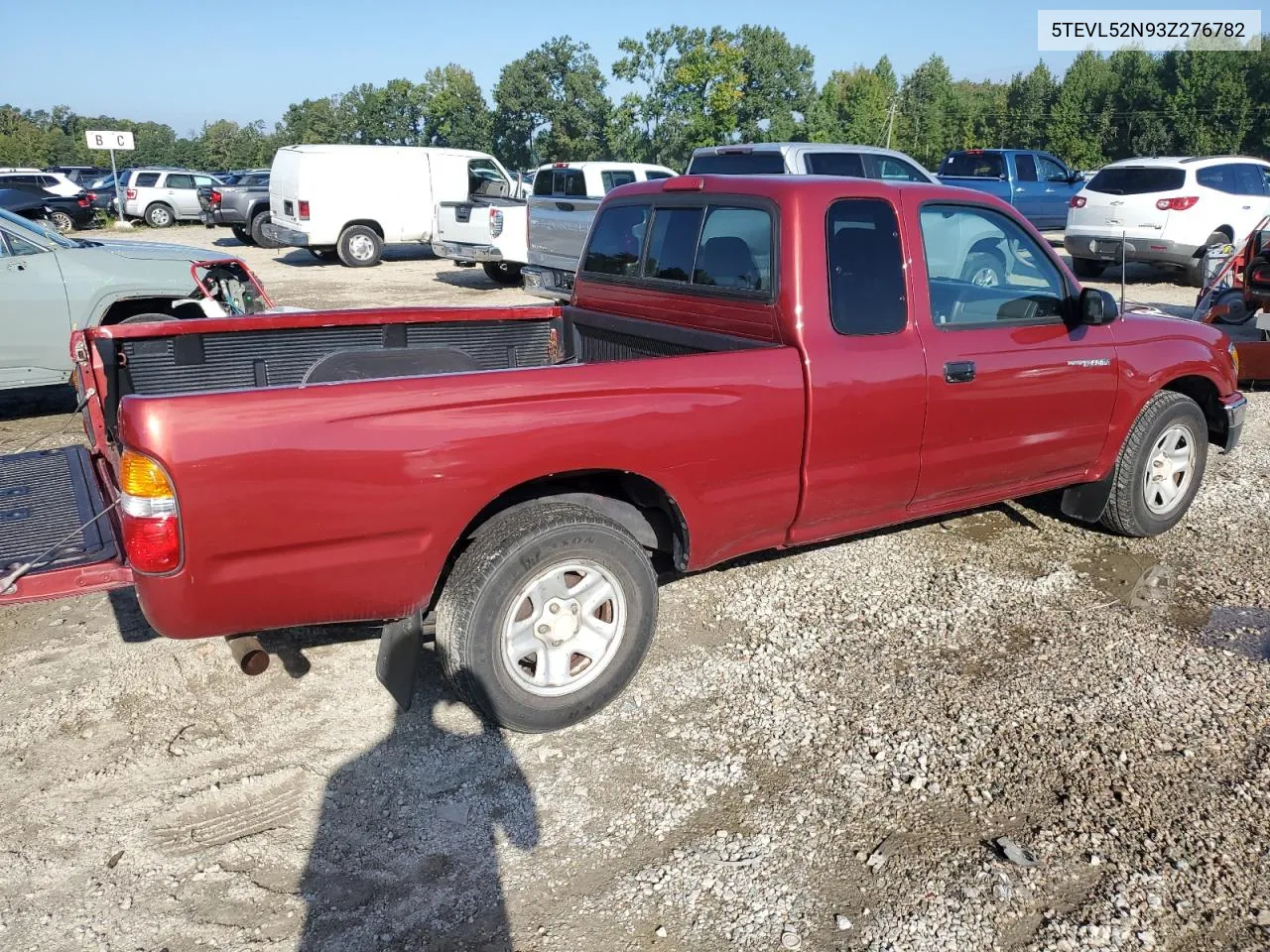 2003 Toyota Tacoma Xtracab VIN: 5TEVL52N93Z276782 Lot: 73041044