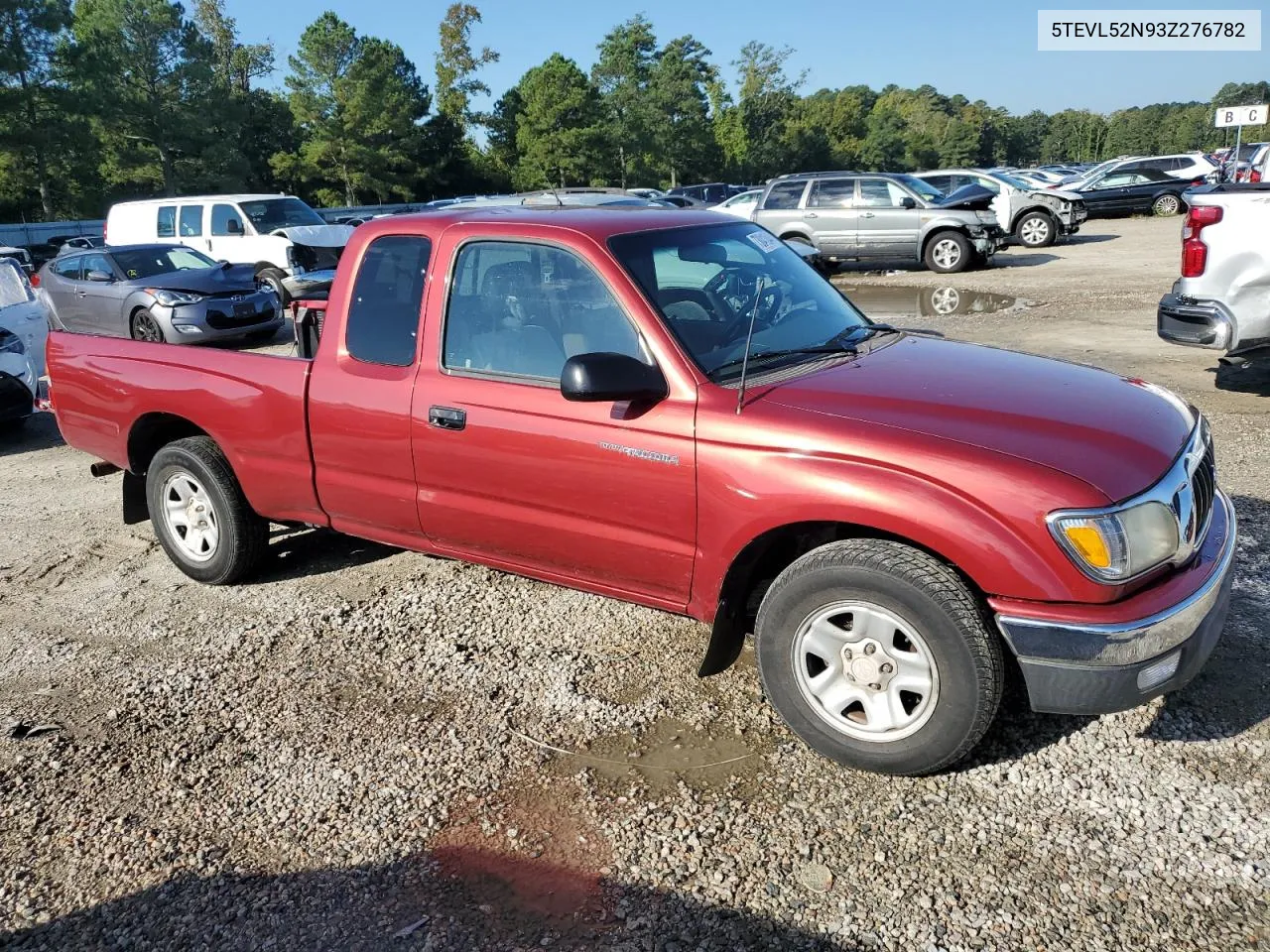 2003 Toyota Tacoma Xtracab VIN: 5TEVL52N93Z276782 Lot: 73041044