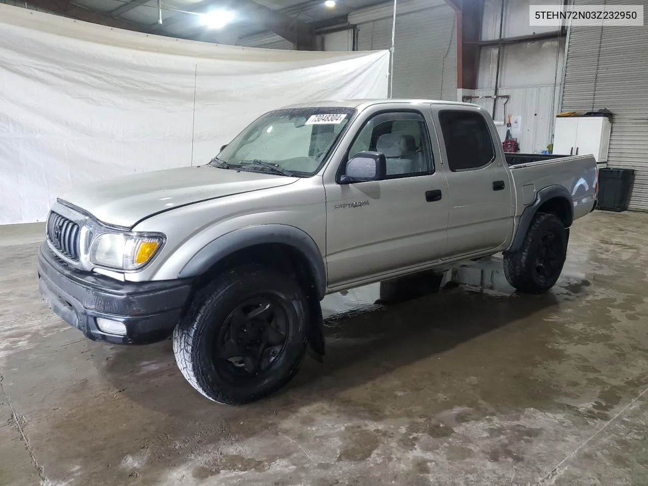 2003 Toyota Tacoma Double Cab VIN: 5TEHN72N03Z232950 Lot: 73048304