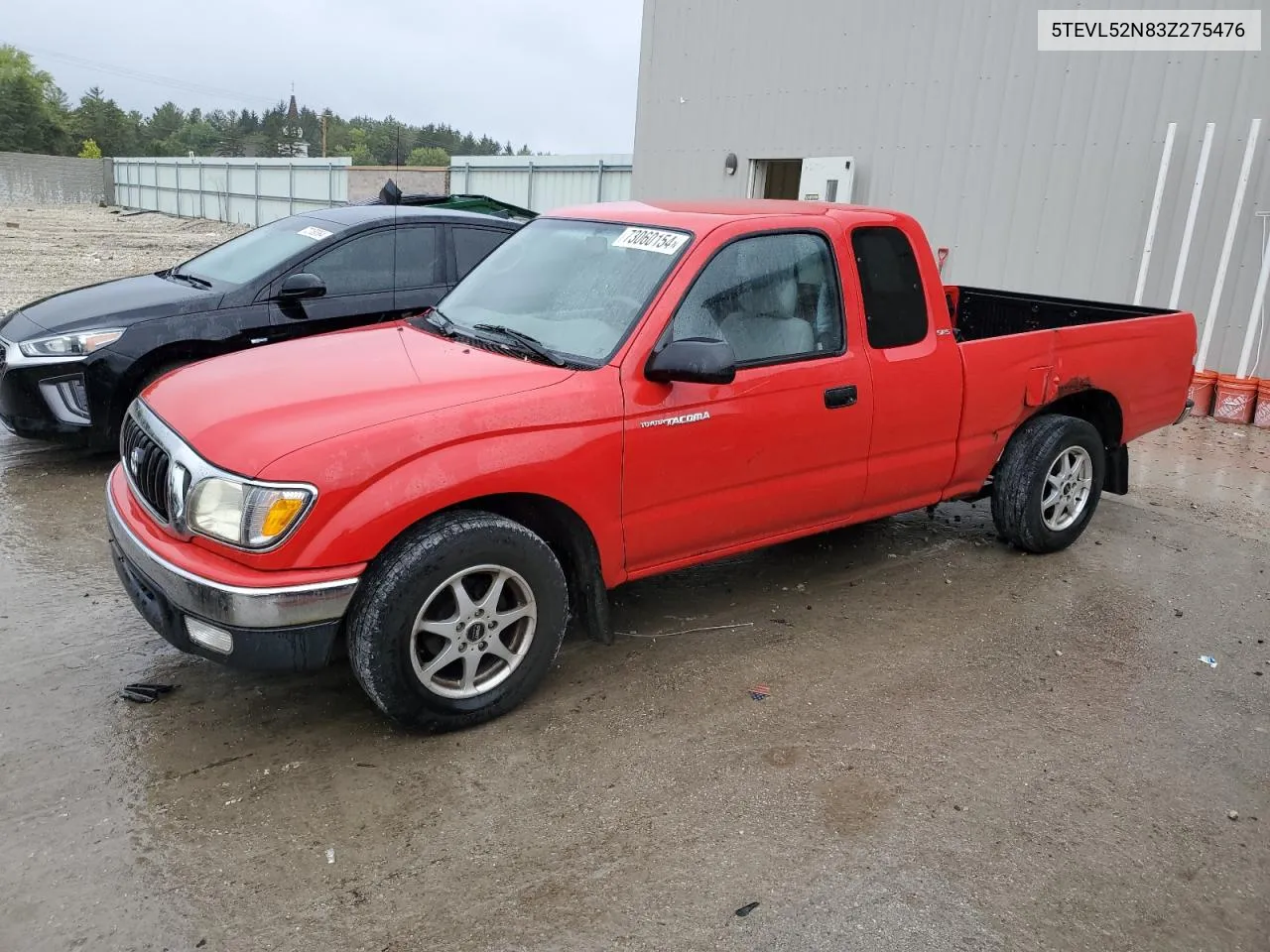 2003 Toyota Tacoma Xtracab VIN: 5TEVL52N83Z275476 Lot: 73060154