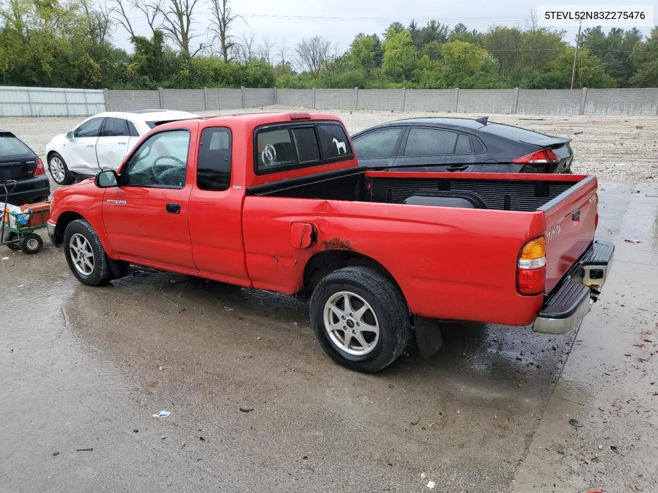 2003 Toyota Tacoma Xtracab VIN: 5TEVL52N83Z275476 Lot: 73060154