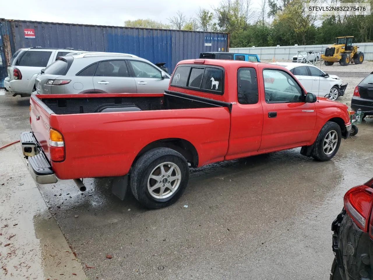 2003 Toyota Tacoma Xtracab VIN: 5TEVL52N83Z275476 Lot: 73060154