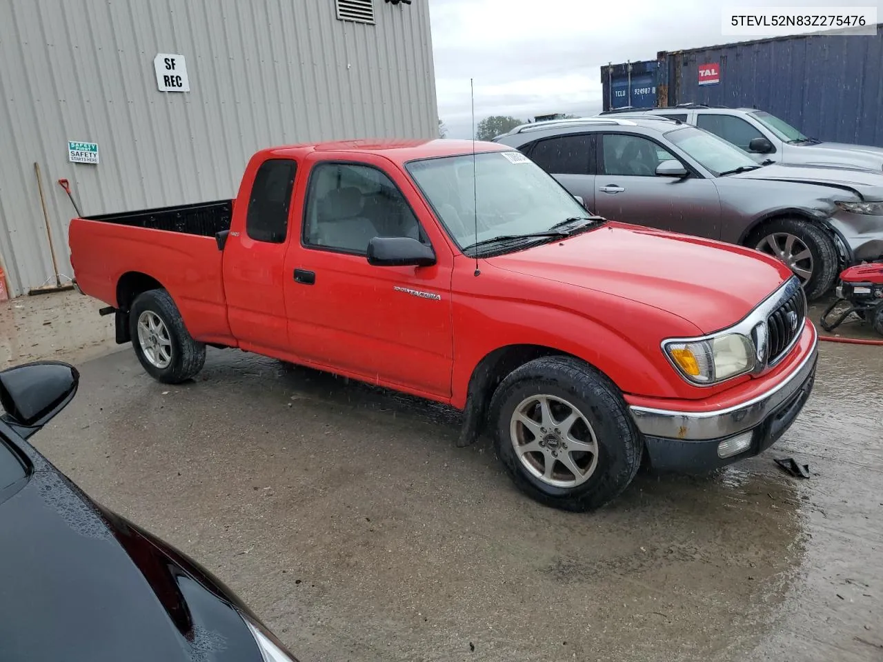 2003 Toyota Tacoma Xtracab VIN: 5TEVL52N83Z275476 Lot: 73060154