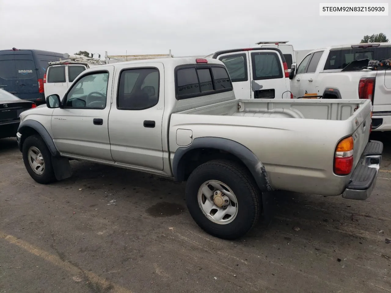 2003 Toyota Tacoma Double Cab Prerunner VIN: 5TEGM92N83Z150930 Lot: 73320824