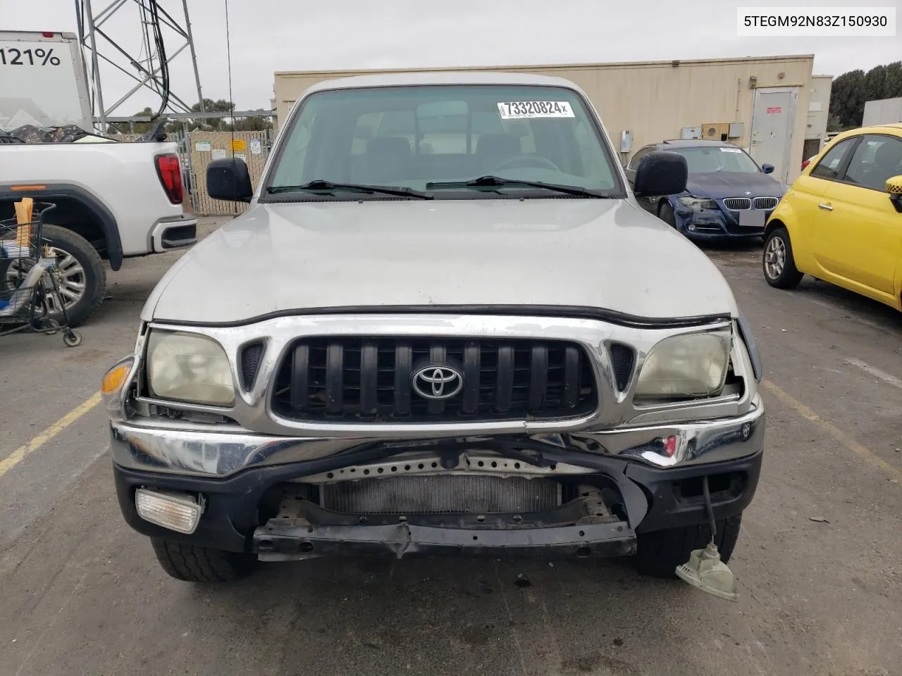 2003 Toyota Tacoma Double Cab Prerunner VIN: 5TEGM92N83Z150930 Lot: 73320824