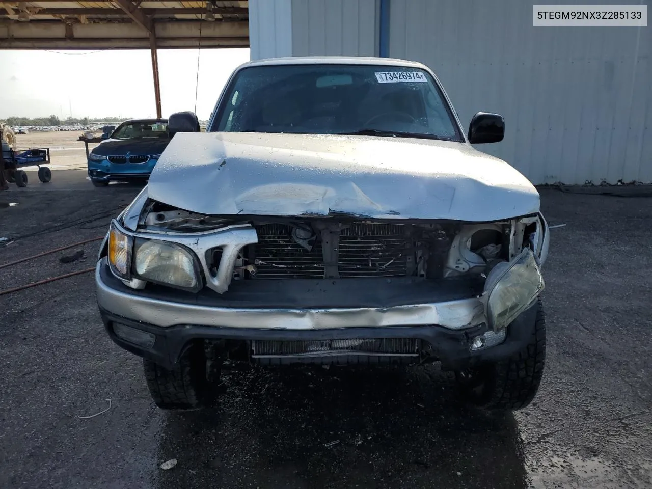 2003 Toyota Tacoma Double Cab Prerunner VIN: 5TEGM92NX3Z285133 Lot: 73426974