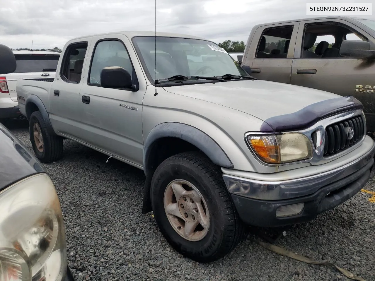 2003 Toyota Tacoma Double Cab Prerunner VIN: 5TEGN92N73Z231527 Lot: 73858584