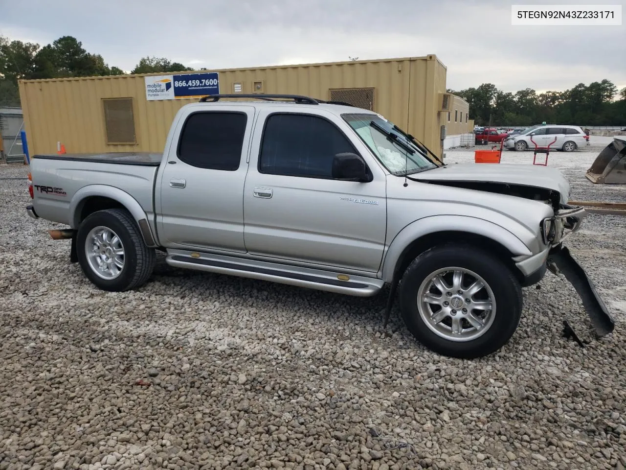 2003 Toyota Tacoma Double Cab Prerunner VIN: 5TEGN92N43Z233171 Lot: 73941354