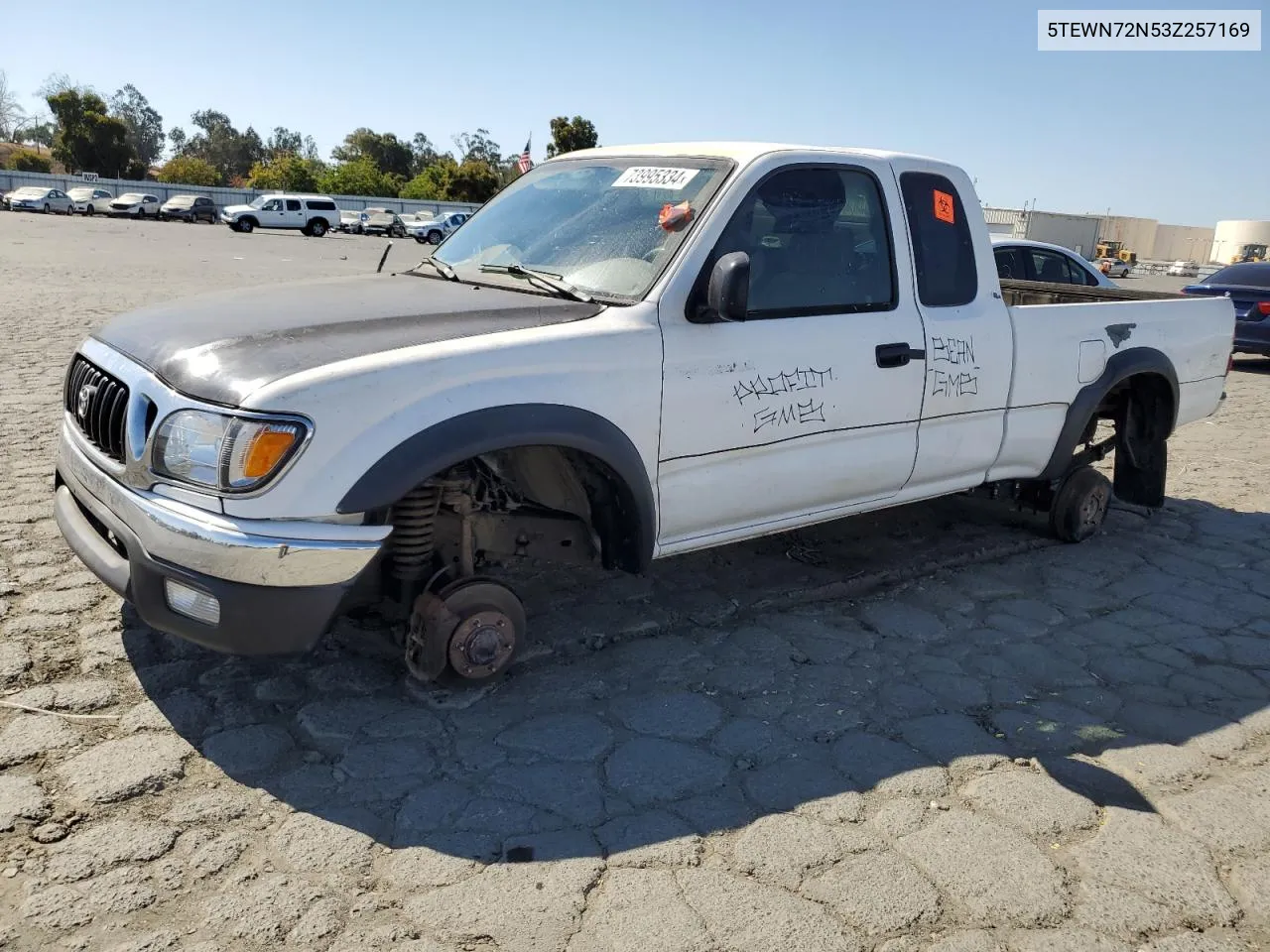 5TEWN72N53Z257169 2003 Toyota Tacoma Xtracab