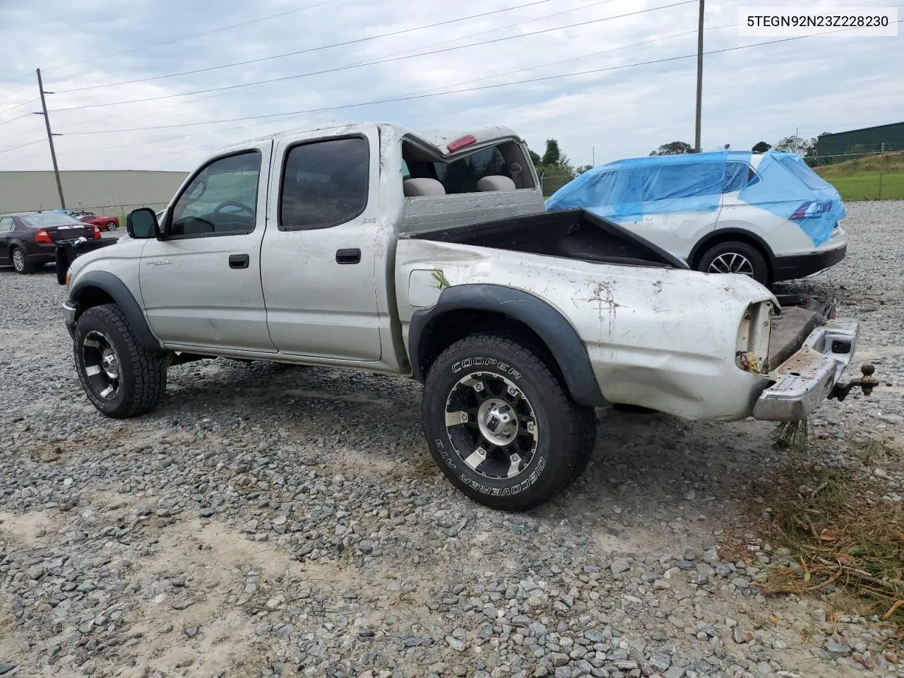 2003 Toyota Tacoma Double Cab Prerunner VIN: 5TEGN92N23Z228230 Lot: 74107054