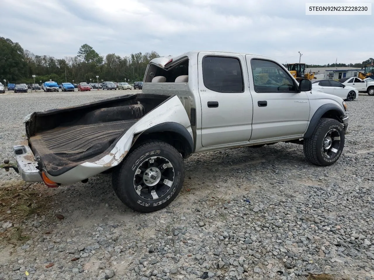 2003 Toyota Tacoma Double Cab Prerunner VIN: 5TEGN92N23Z228230 Lot: 74107054