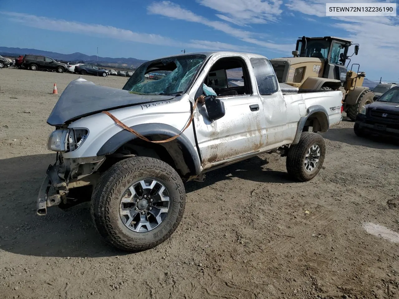 2003 Toyota Tacoma Xtracab VIN: 5TEWN72N13Z236190 Lot: 74260734