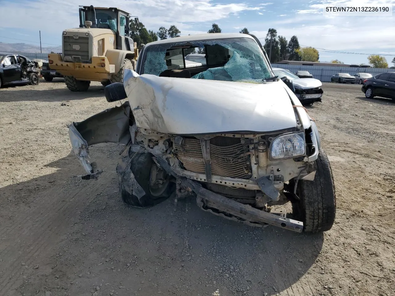 2003 Toyota Tacoma Xtracab VIN: 5TEWN72N13Z236190 Lot: 74260734