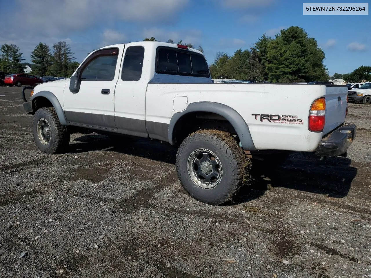 2003 Toyota Tacoma Xtracab VIN: 5TEWN72N73Z296264 Lot: 74436164