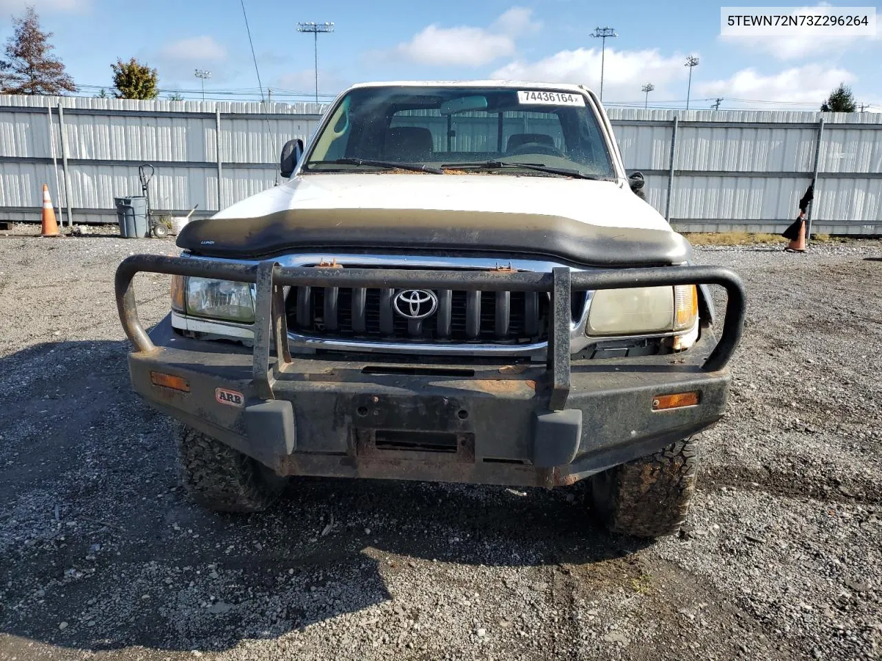 2003 Toyota Tacoma Xtracab VIN: 5TEWN72N73Z296264 Lot: 74436164