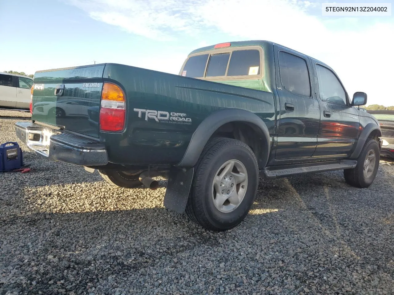 2003 Toyota Tacoma Double Cab Prerunner VIN: 5TEGN92N13Z204002 Lot: 74481784