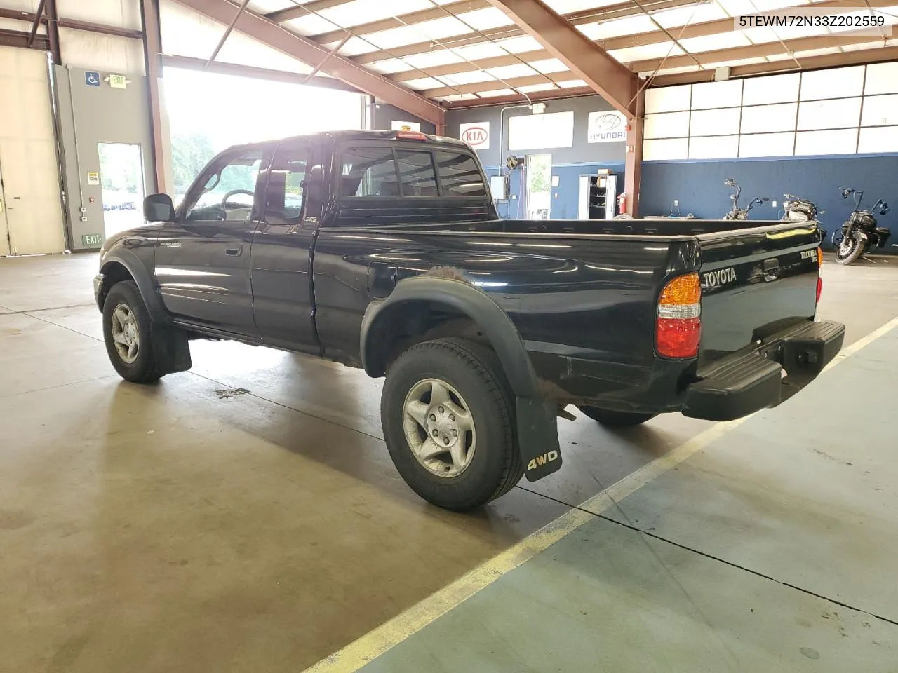 2003 Toyota Tacoma Xtracab VIN: 5TEWM72N33Z202559 Lot: 74531664