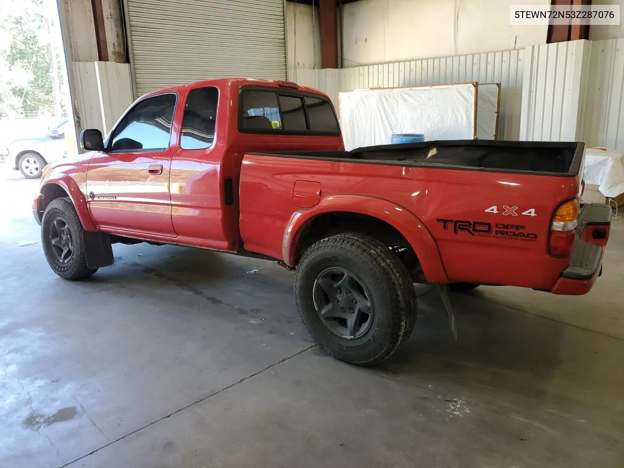 2003 Toyota Tacoma Xtracab VIN: 5TEWN72N53Z287076 Lot: 74993254