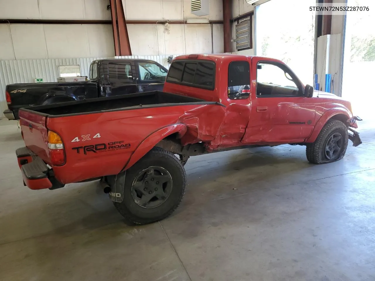 2003 Toyota Tacoma Xtracab VIN: 5TEWN72N53Z287076 Lot: 74993254